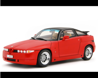 Alfa Romeo SZ (Es 30) 1989 ROSSO ALFA Laudoracing 1:18 Resinemodell (Türen, Motorhaube... nicht zu öffnen!)